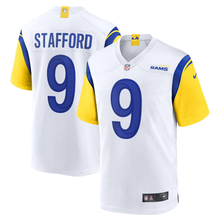 Men's Matthew Stafford Los Angeles Rams Alternate Game Jersey - White