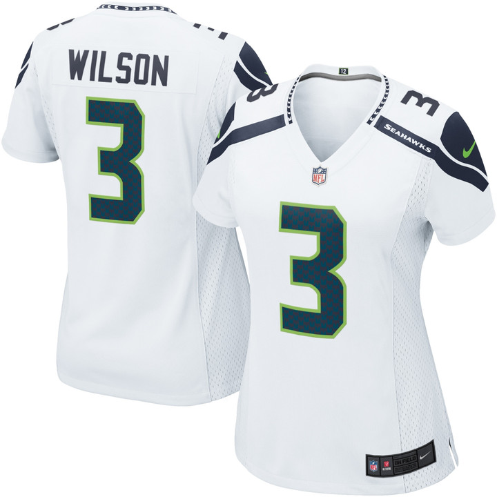 Russell Wilson Seattle Seahawks Women's Game Jersey - White