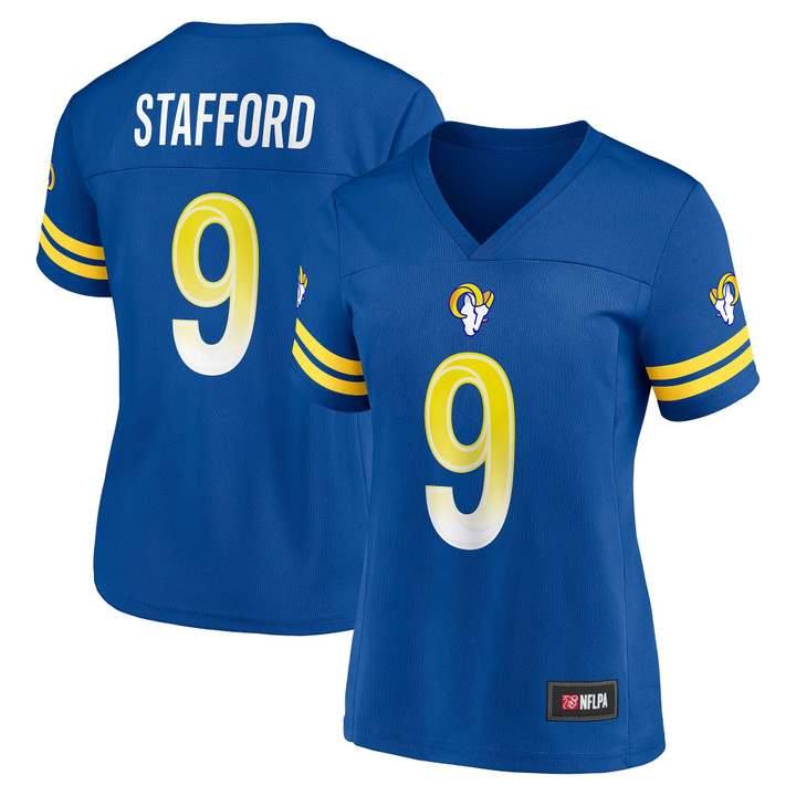 Women's Matthew Stafford Royal Los Angeles Rams Game Time Player Jersey