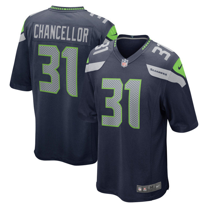 Men's Kam Chancellor Seattle Seahawks Retired Player Game Jersey - College Navy