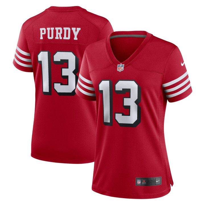 Brock Purdy San Francisco 49ers Women's Alternate Game Player Jersey - Scarlet