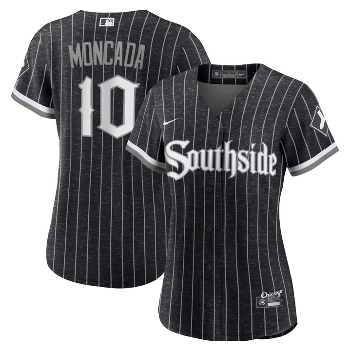 Yoan Moncada Chicago White Sox Women's 2021 City Connect Replica Player Jersey - Black