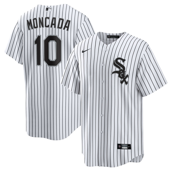 Men's Yoan Moncada Chicago White Sox Home Replica Player Name Jersey - White