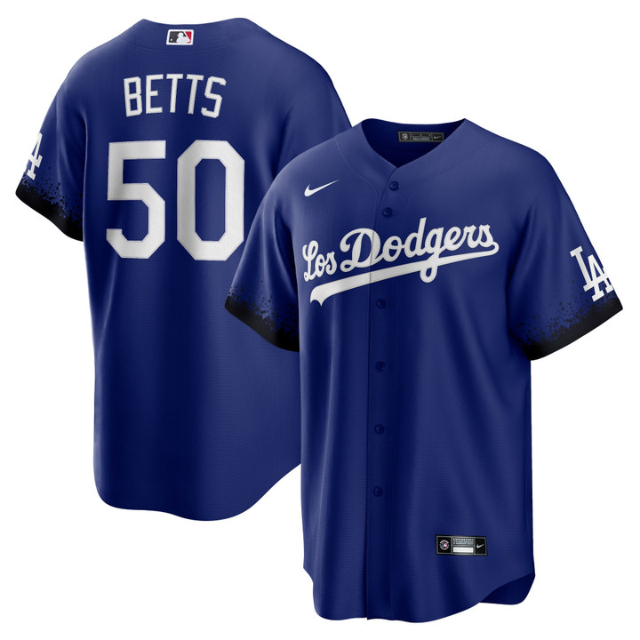 Men's Mookie Betts Los Angeles Dodgers City Connect Replica Player Jersey - Royal