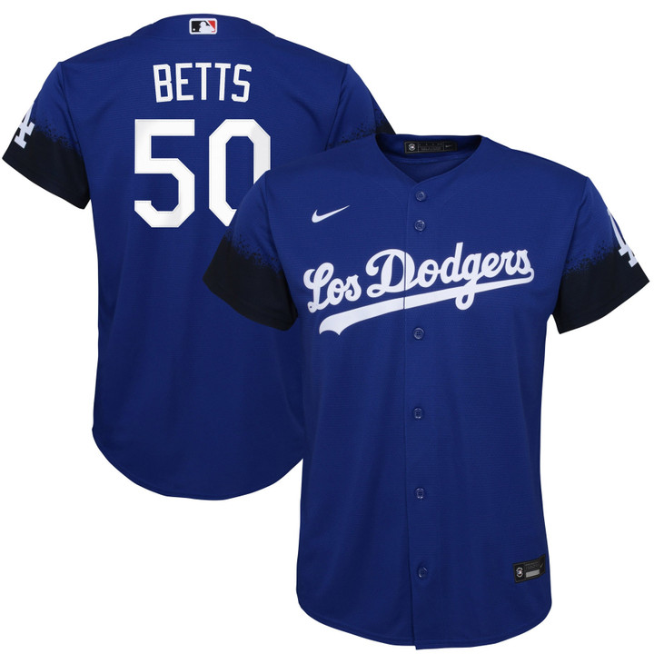 Mookie Betts Los Angeles Dodgers Youth City Connect Replica Player Jersey - Royal