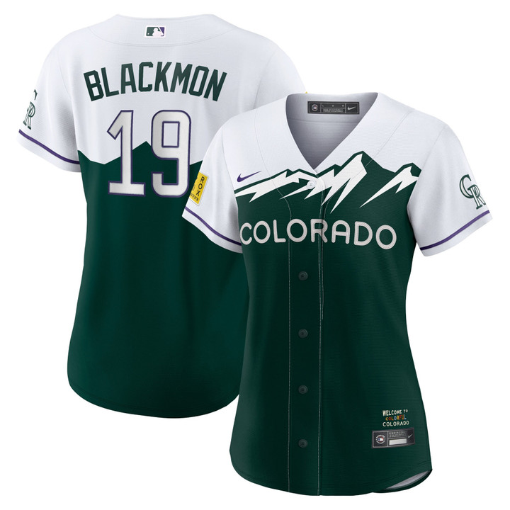 Charlie Blackmon Colorado Rockies Women's 2022 City Connect Replica Player Jersey - Green