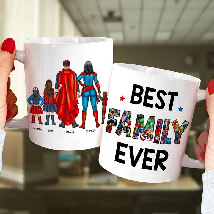 Mothersdaygift Best Mom Ever - Personalized Mug - Mother&#39;s Day Gift For Mom - Mom mug - Batman mug