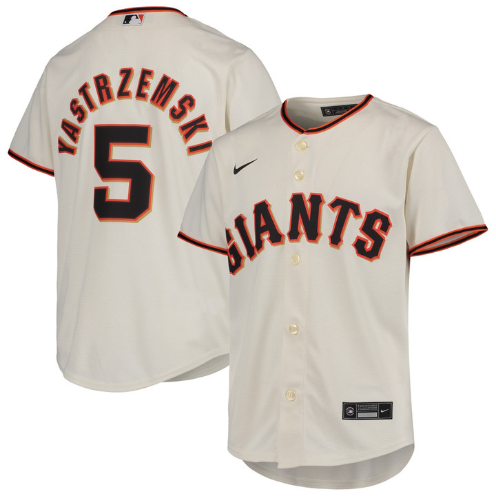 Mike Yastrzemski San Francisco Giants Youth Alternate Replica Player Jersey - Cream