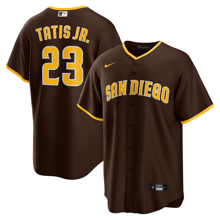 Men's Fernando Tatis Jr. San Diego Padres Alternate Replica Player Jersey - Brown