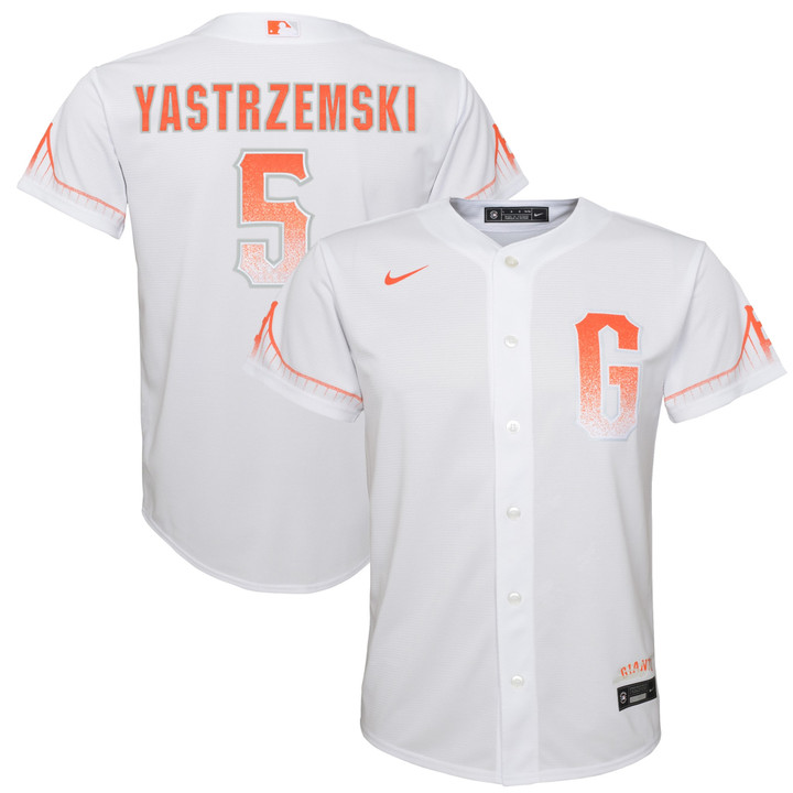Mike Yastrzemski San Francisco Giants Youth City Connect Replica Player Jersey - White