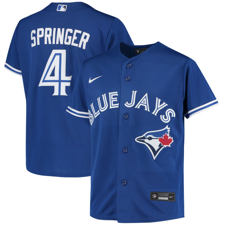George Springer Toronto Blue Jays Youth Alternate Replica Player Jersey - Royal