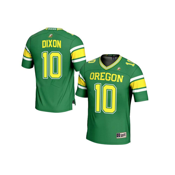 Dennis Dixon No 10 Green Oregon Ducks NIL Pick-A-Player Football Jersey For Men