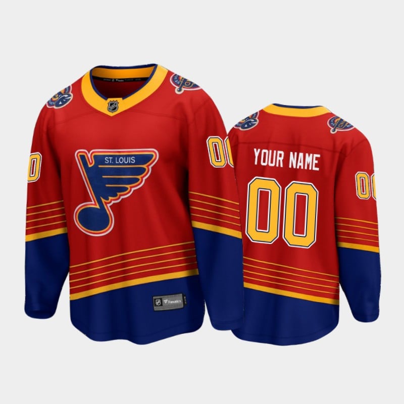 Customizable St Louis Blues Adidas Primegreen Authentic NHL Hockey Jer