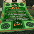 Irish Saint Patrick Day 3D All Over Printed Blanket