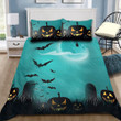 The Bat Pastel Night Halloween Bedding Set