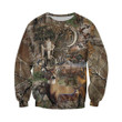 Beautiful Skull Deer Huntaholic Camouflage - 3D All Over Printed Style for Men and Women
