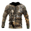 Beautiful Skull Deer Huntaholic Camouflage - 3D All Over Printed Style for Men and Women