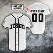 Custom Name and Number Christian Jesus 3D Printed Design Apparel