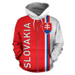 Slovakia All Over Hoodie Straight Version - Amaze Style™-Apparel