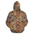 Aboriginal Pattern Brown All Over Hoodie NNK1441 - Amaze Style™-Apparel