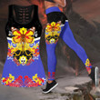 Butterfly Love Skull and Tattoos tanktop & legging outfit for women QB05192002 - Amaze Style™-Apparel