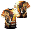 Be Strong And Courageous 3D All Over Printed Shirts For Men and Women PL250305 - Amaze Style™-Apparel