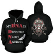 Native American All Over Hoodie - My DNA PL135 - Amaze Style™-Apparel