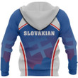 Slovakia Coat Of Arms Hoodie Sport Style - Amaze Style™-Apparel