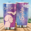 Premium Good Girl Loves Dogs Personalized Stainless Steel Tumbler