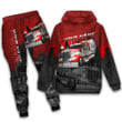  Personalized Red Trucker Combo Hoodie + Sweatpant TR .C