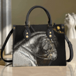  Customized Name Horse Printed Leather Handbag DA