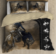  Personalized Name Rodeo Bedding Set Bronc Riding Ver