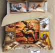  Personalized Name Bull Riding Bedding Set Rodeo Art