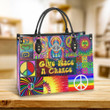 Hippie Give Peace A Chance MDGB1503001Y Leather Bag