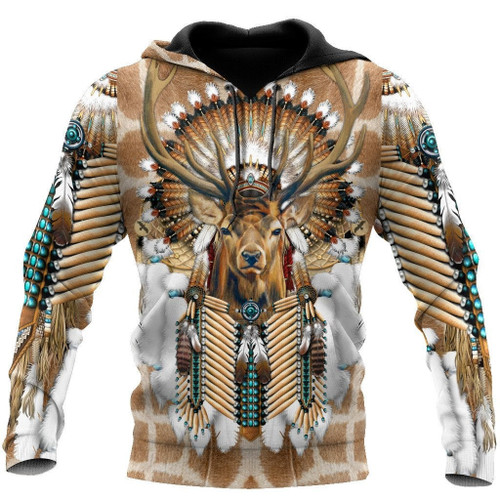 Native Dreamcatcher Deer 3D All Over Printed Shirts For Men