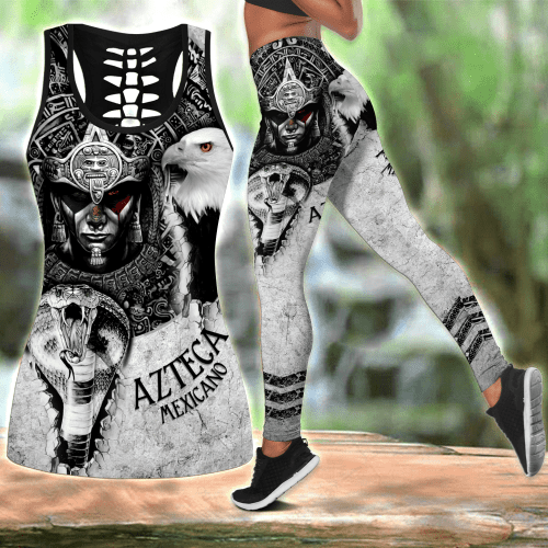 Mexican Aztec Warrior Combo Legging + Tank Limited by SUN QB06302006