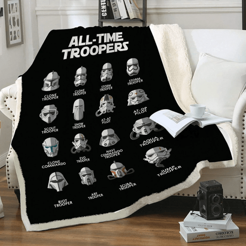 All Time Troopers Throw Blanket