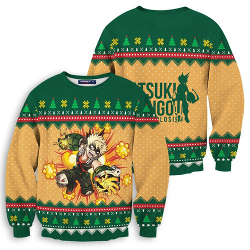 New Katsuki Boom Unisex Wool Sweater