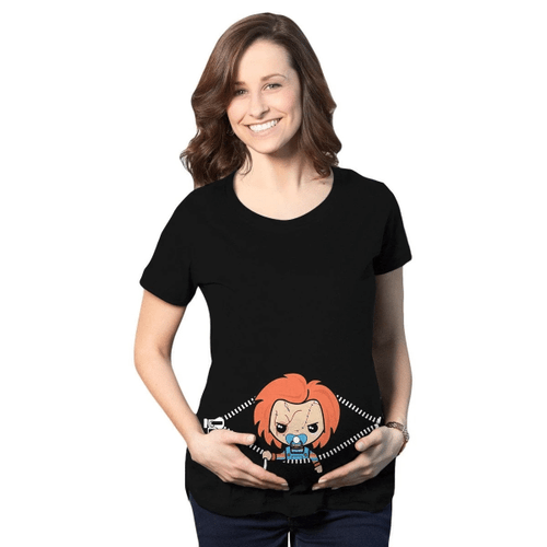 Pregnant with Chucky Maternity T-Shirt
