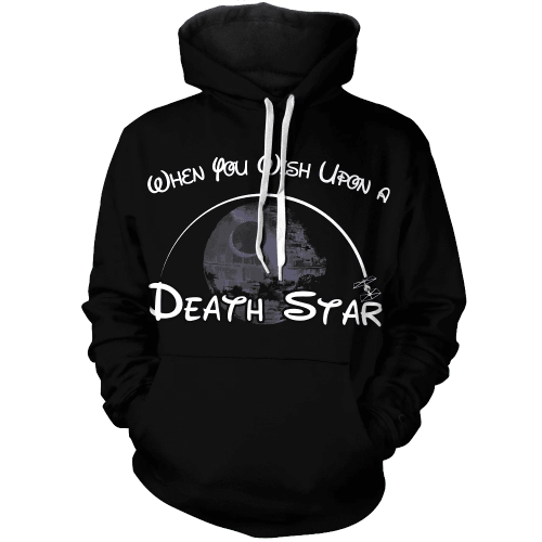 Wish Upon a Death Star Unisex Pullover Hoodie