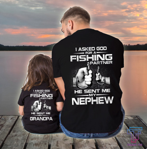  Combo Fishing Partner (Nephew+Granpa) for father day
