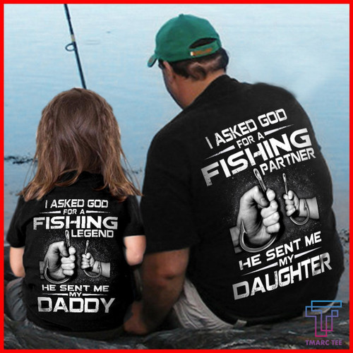  Combo Fishing Partner (Daughter+Dad) for father day