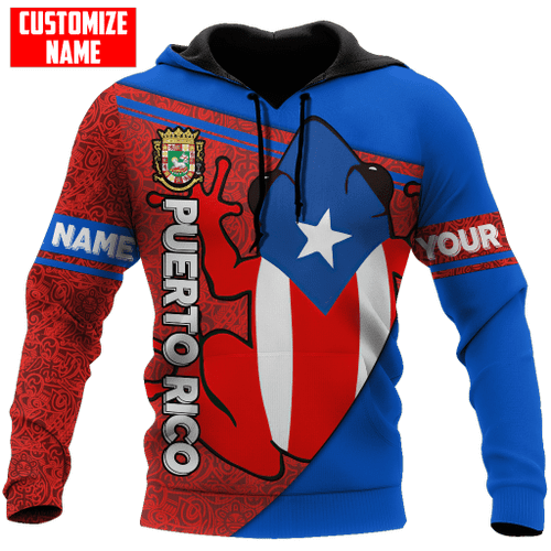  Customize Name Puerto Rico Unisex Shirts