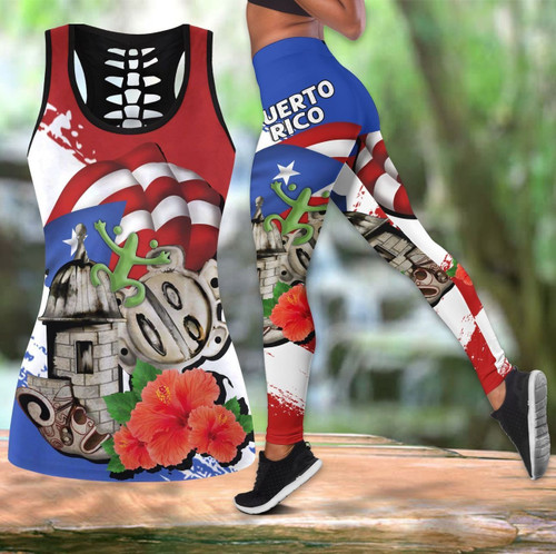  Puerto Rico Lover D All Over Print Combo Outfit TH