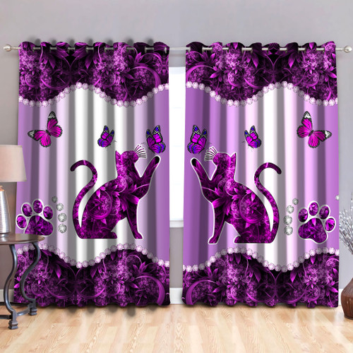  Just A Girl Who Loves Cats Curtain