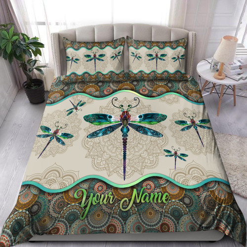  Personalized Dragonfly Bedding Set