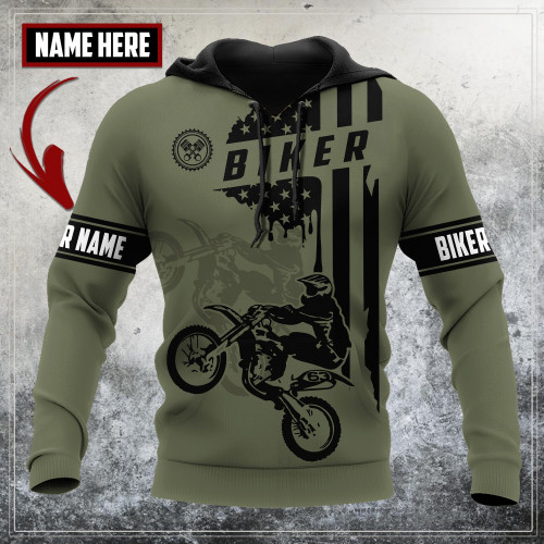  Customized Name Biker Shirts A
