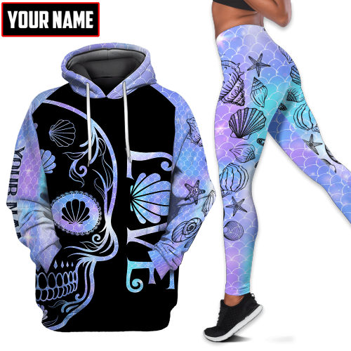  Personalized Name Mermaid Combo Hoodie and Legging