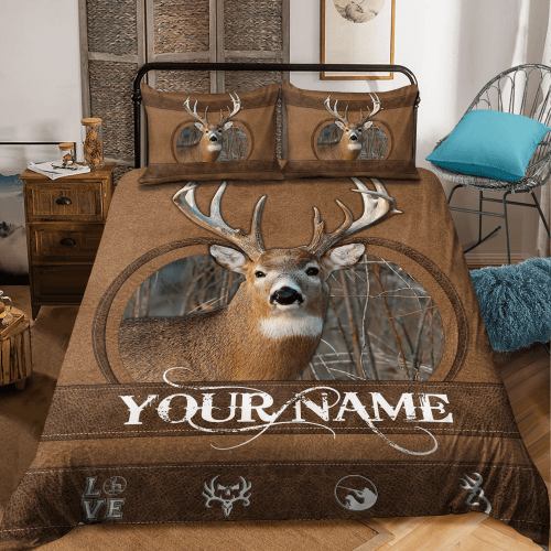  Customized Name Hunting Bedding Set