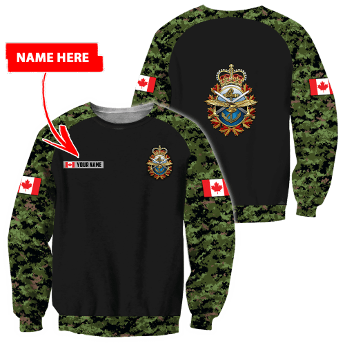  Personalized Name Canadian Armed Forces Sweatshirts